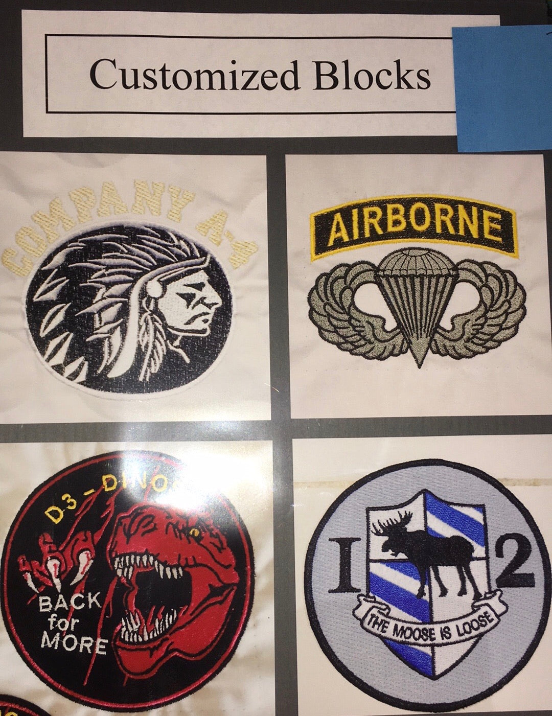 MADE TO ORDER: West Point Quilt Block - COMPANY