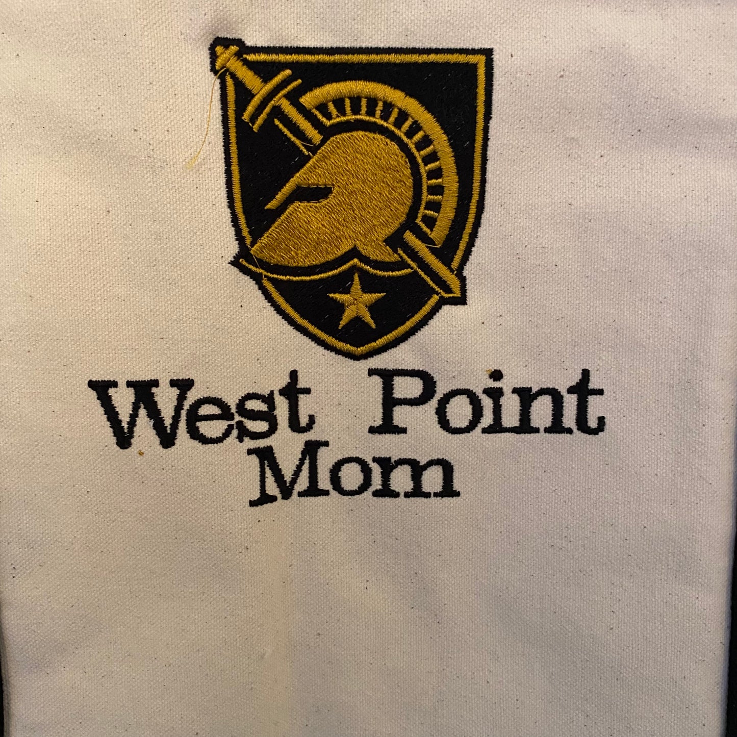 Large Zippered Canvas Bag West Point, Naval Academy, Air Force Academy