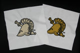 West Point Knight Helmet - Quilt Block - For Quilts or Decorator Pillows