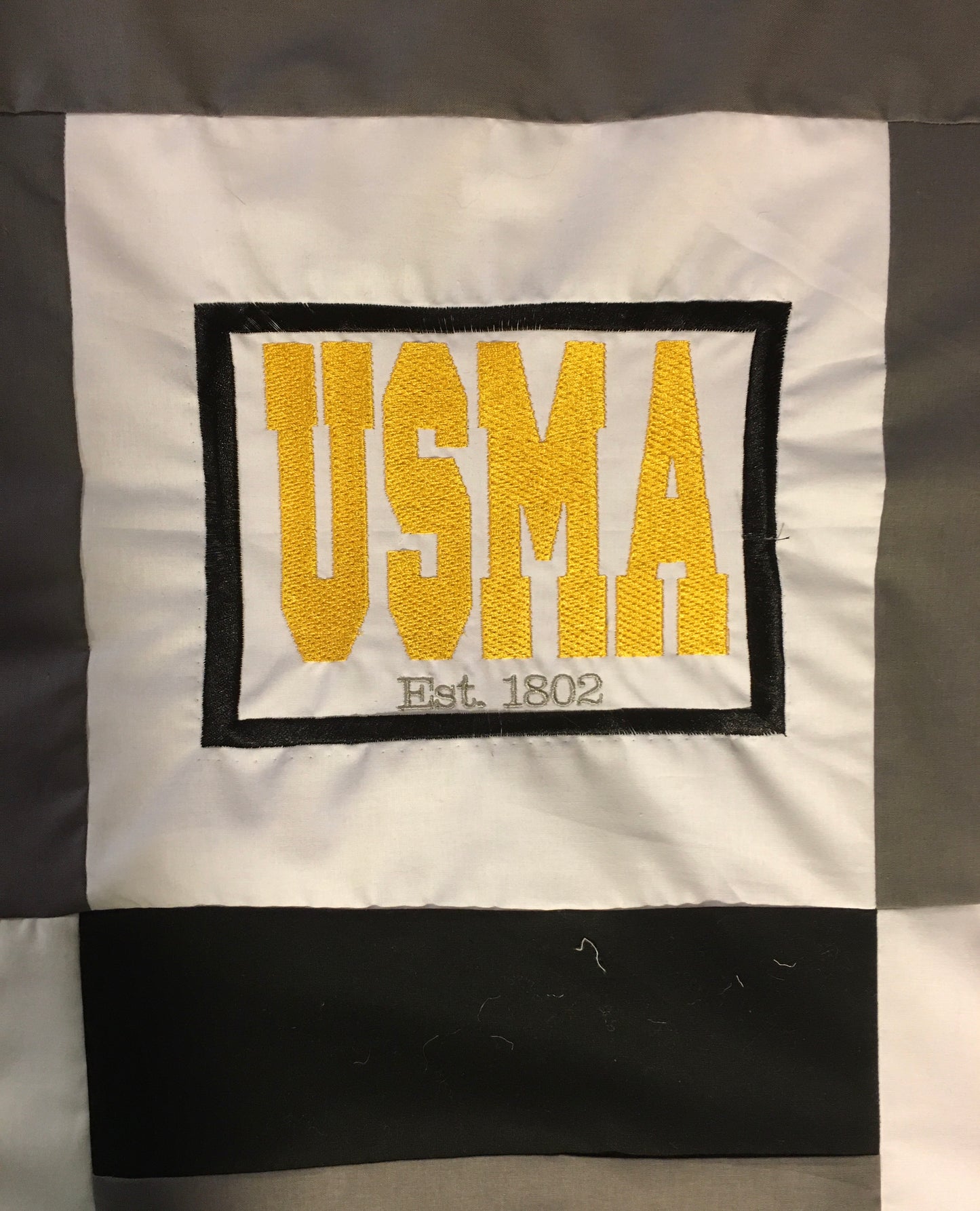 West Point USMA - Quilt Block - For Quilts or Decorator Pillows