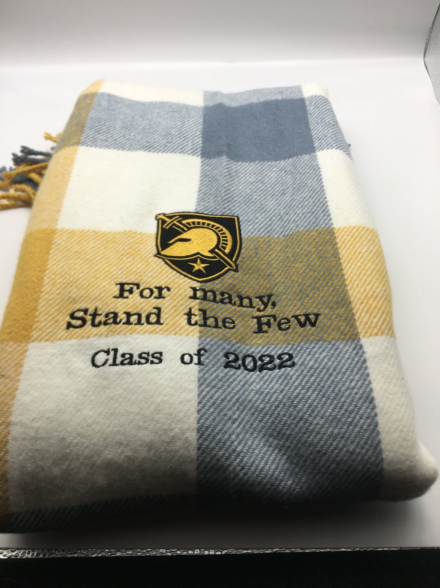 Personalized West Point or Air Force Academy Blanket