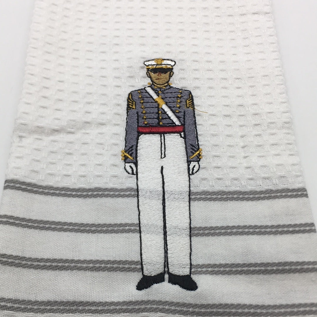 West Point Cadet is Graduation Uniform Hand Towel