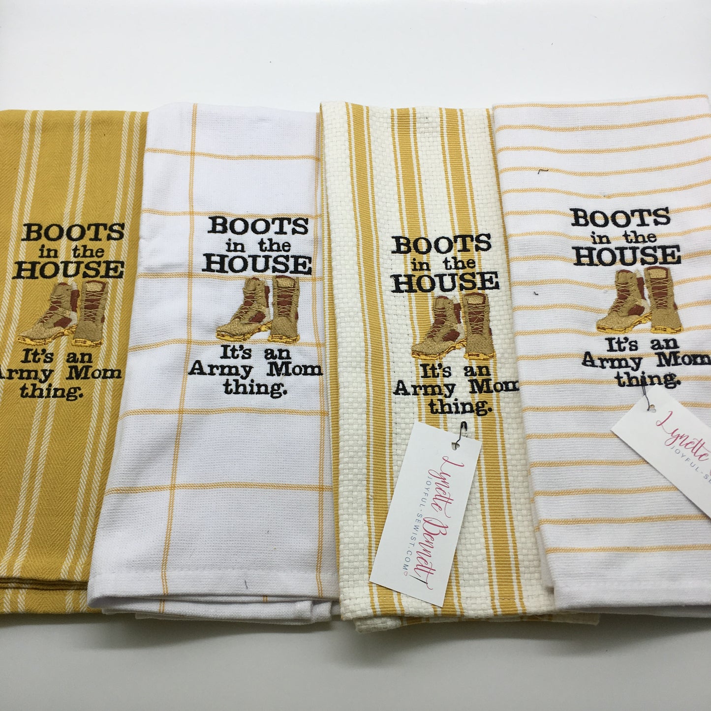 Boots in the House Hand Towel