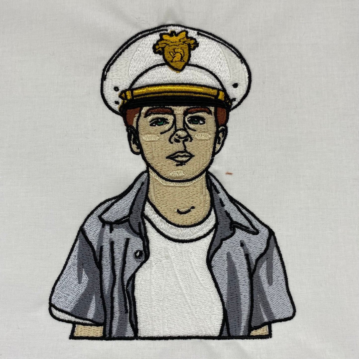 CUSTOM Made Photo West Point Quilt Block